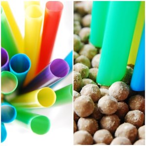 Straws and Tapioca Pearls