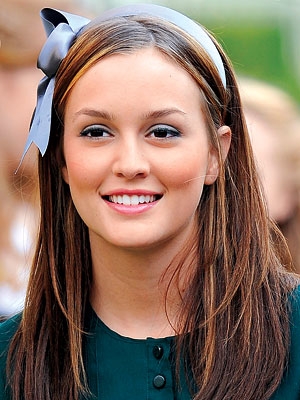 Leighton Meester's simple hair bow